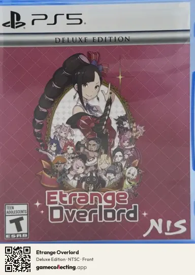 Etrange Overlord PlayStation 5, NTSC box front