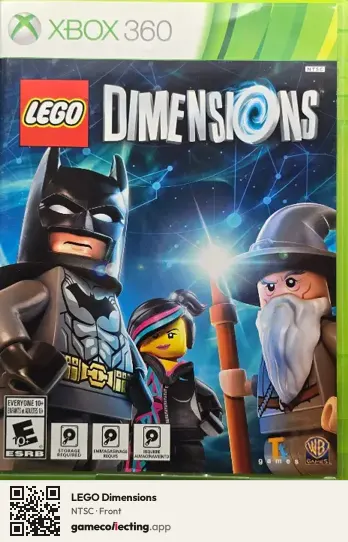 LEGO Dimensions Xbox 360, NTSC box front