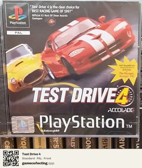 Test Drive 4 PlayStation, PAL box front