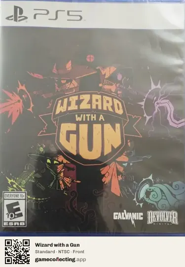 Wizard with a Gun PlayStation 5, NTSC box front