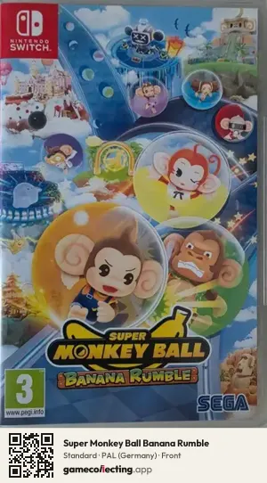 Super Monkey Ball Banana Rumble Nintendo Switch, Germany box front