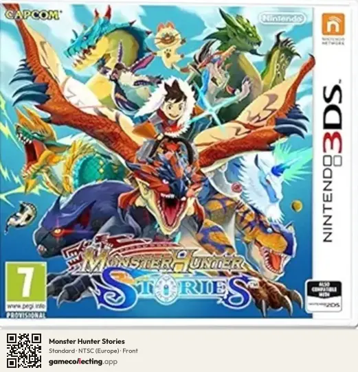 Monster Hunter Stories Nintendo 3DS, Europe box front