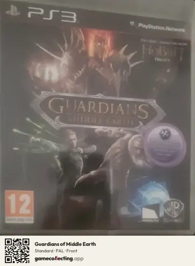 Guardians of Middle Earth PlayStation 3, PAL box front