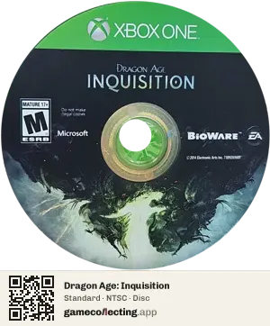 Dragon Age: Inquisition Xbox One, NTSC disc