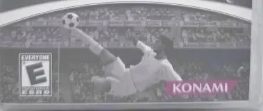 Pro Evolution Soccer 6, the ESRB box on its front