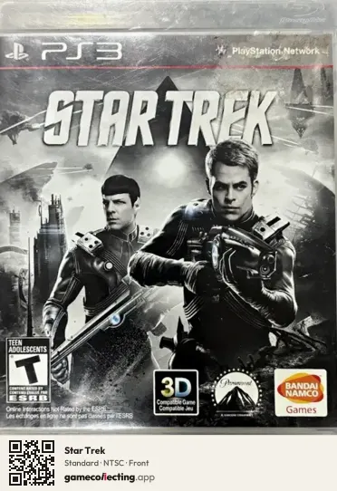 Star Trek PlayStation 3, NTSC box front