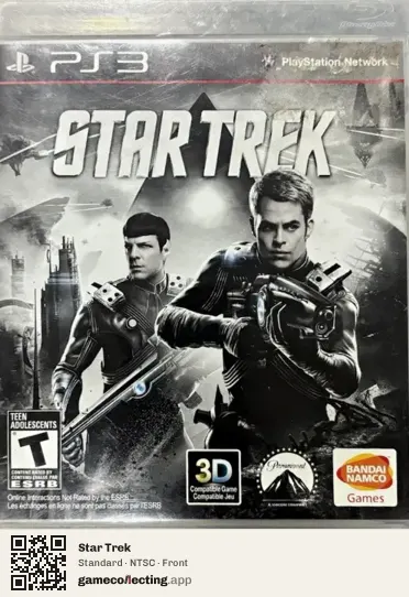 Star Trek PlayStation 3, NTSC box front