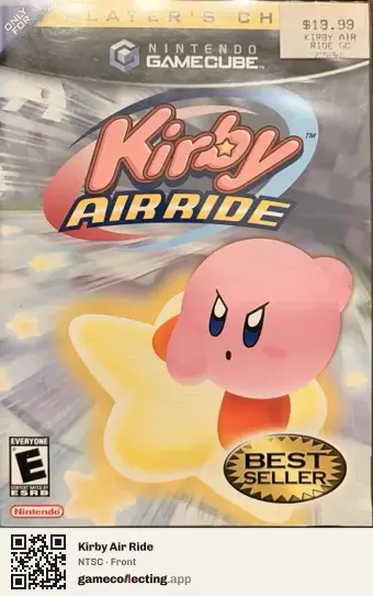 Kirby Air Ride Nintendo GameCube, NTSC box front