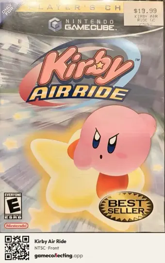 Kirby Air Ride Nintendo GameCube, NTSC box front