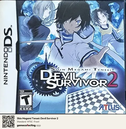 Shin Megami Tensei: Devil Survivor 2 Nintendo DS, NTSC box front