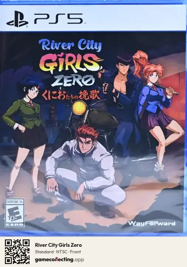 River City Girls Zero PlayStation 5, NTSC box front