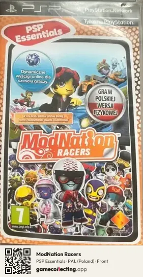ModNation Racers PlayStation Portable, Poland box front
