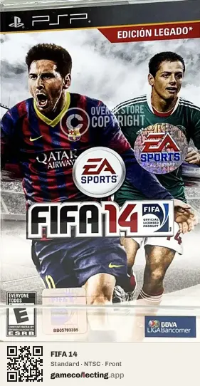FIFA 14 PlayStation Portable, NTSC box front