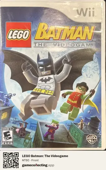 LEGO Batman: The Videogame Nintendo Wii, NTSC box front