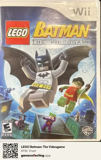 LEGO Batman: The Videogame Nintendo Wii, NTSC box front