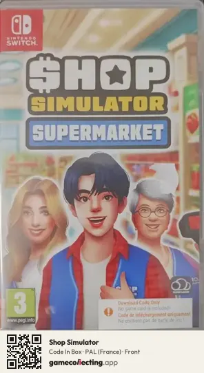 Shop Simulator Nintendo Switch, France box front