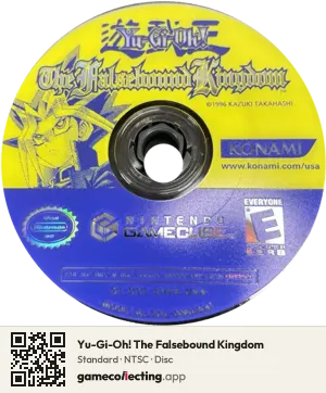 Yu-Gi-Oh! The Falsebound Kingdom Nintendo GameCube, NTSC disc