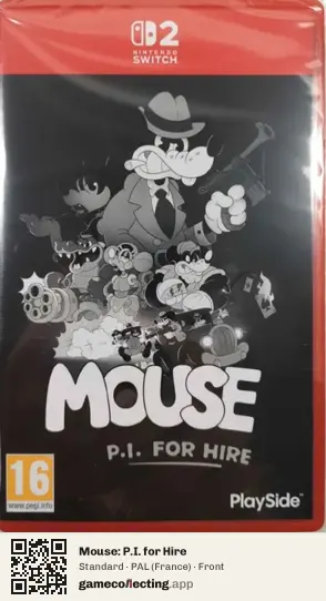Mouse: P.I. for Hire Nintendo Switch 2, France box front