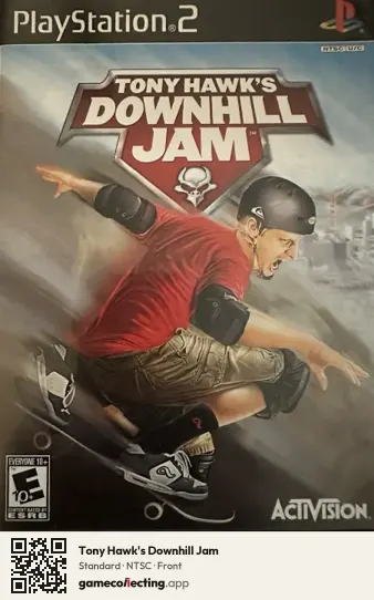 Tony Hawk's Downhill Jam PlayStation 2, NTSC box front
