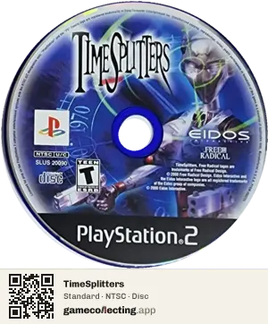 TimeSplitters PlayStation 2, NTSC disc