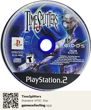 TimeSplitters PlayStation 2, NTSC disc