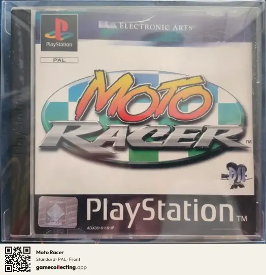 Moto Racer PlayStation, PAL box front