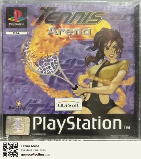 Tennis Arena PlayStation, PAL box front