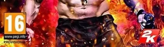 WWE 2K17, the PEGI square on its front