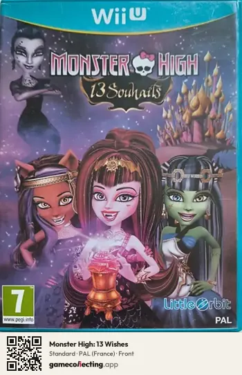 Monster High: 13 Wishes Nintendo Wii U, France box front