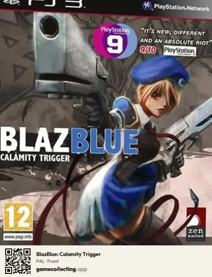 BlazBlue: Calamity Trigger PlayStation 3, PAL box front