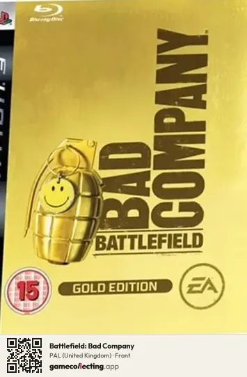 Battlefield: Bad Company PlayStation 3, United Kingdom box front