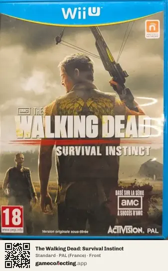 The Walking Dead: Survival Instinct Nintendo Wii U, France box front