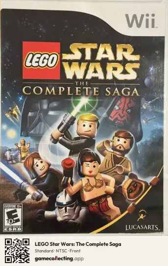 LEGO Star Wars: The Complete Saga Nintendo Wii, NTSC box front