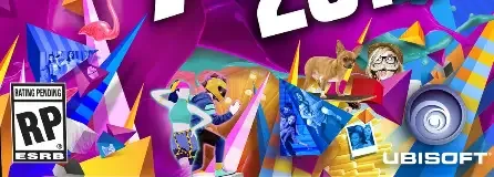 Just Dance 2016, the ESRB box on its front