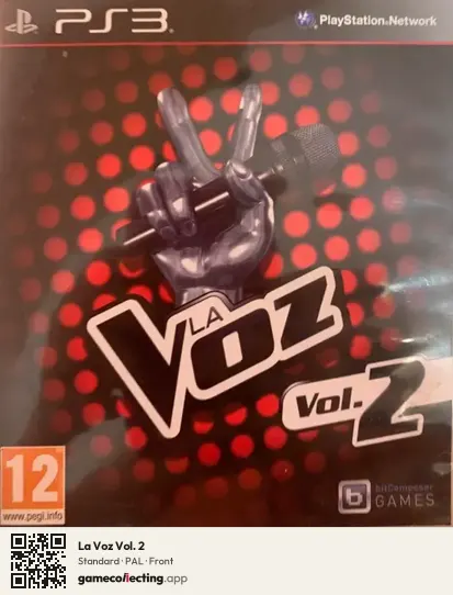 La Voz Vol. 2 PlayStation 3, PAL box front