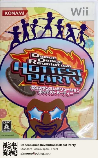 Dance Dance Revolution Hottest Party Nintendo Wii, Asia box front