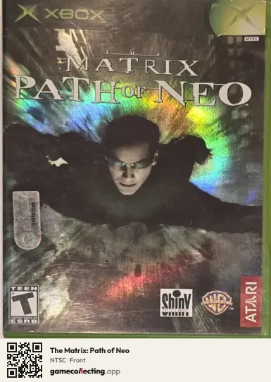 The Matrix: Path of Neo Xbox, NTSC box front