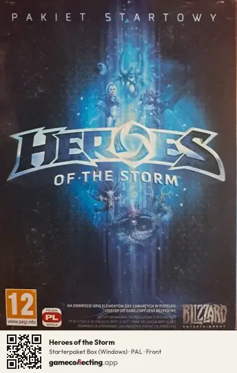 Heroes of the Storm Computer, PAL box front