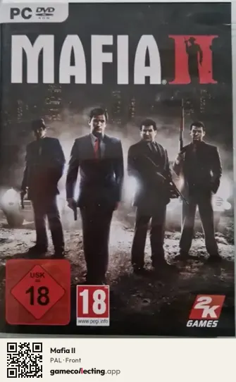 Mafia II Computer, PAL box front
