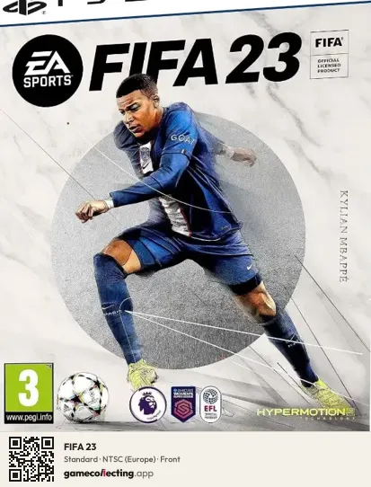 FIFA 23 PlayStation 5, Europe box front