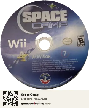 Space Camp Nintendo Wii, NTSC disc