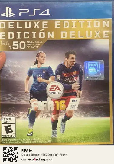FIFA 16 PlayStation 4, Mexico box front