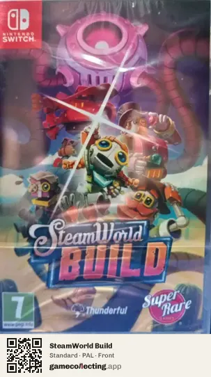 SteamWorld Build Nintendo Switch, PAL box front