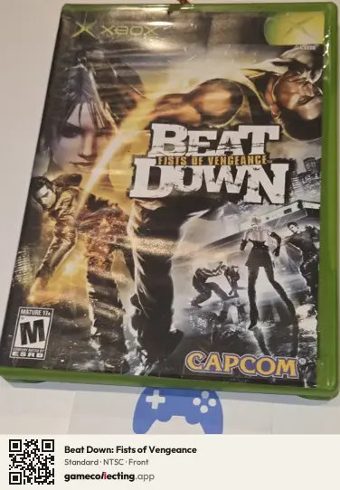 Beat Down: Fists of Vengeance Xbox, NTSC box front