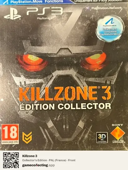 Killzone 3 PlayStation 3, France box front