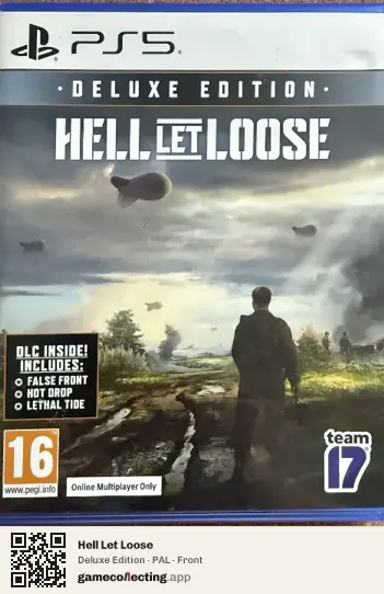 Hell Let Loose PlayStation 5, PAL box front