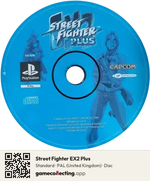 Street Fighter EX2 Plus PlayStation, PAL disc