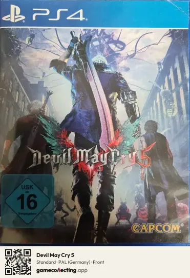 Devil May Cry 5 PlayStation 4, Germany box front