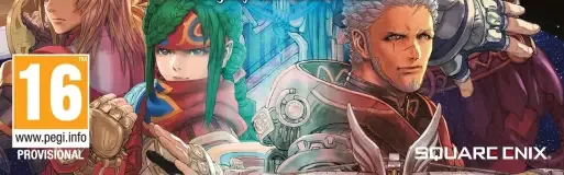 Star Ocean: Integrity and Faithlessness, the PEGI square on its front