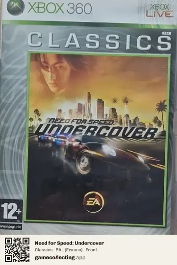 Need for Speed: Undercover Xbox 360, France box front